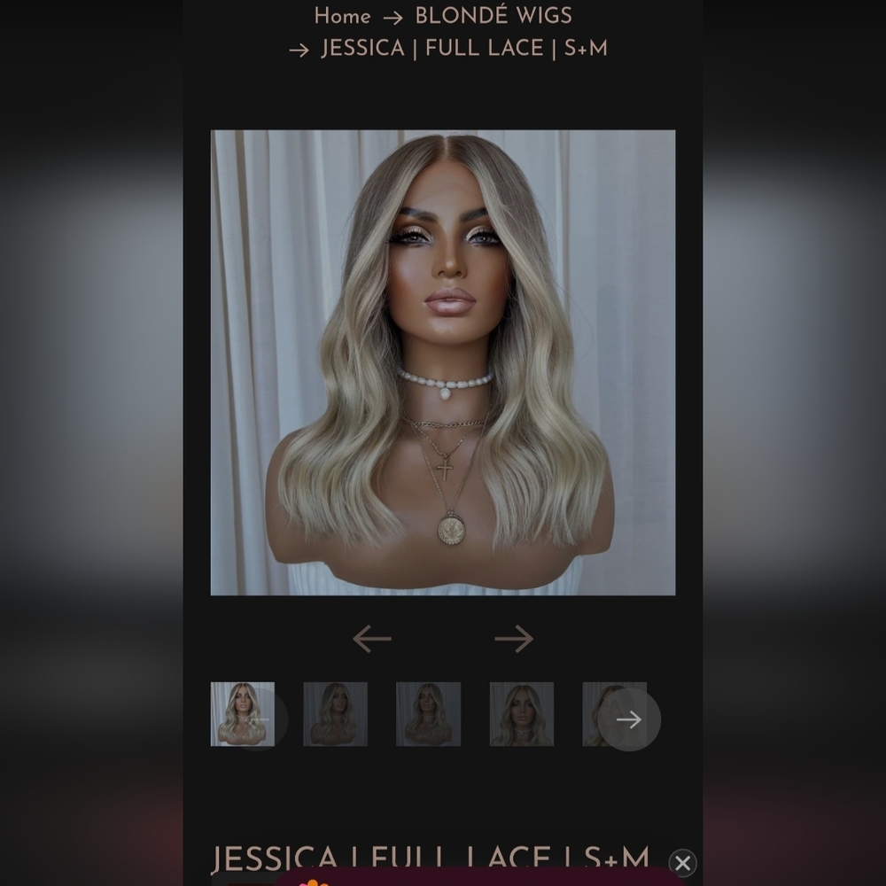 Authentic Freedom Couture Wig – Style “Jessica” ✨